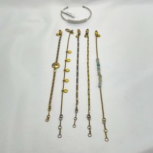 6 Madewell bracelets